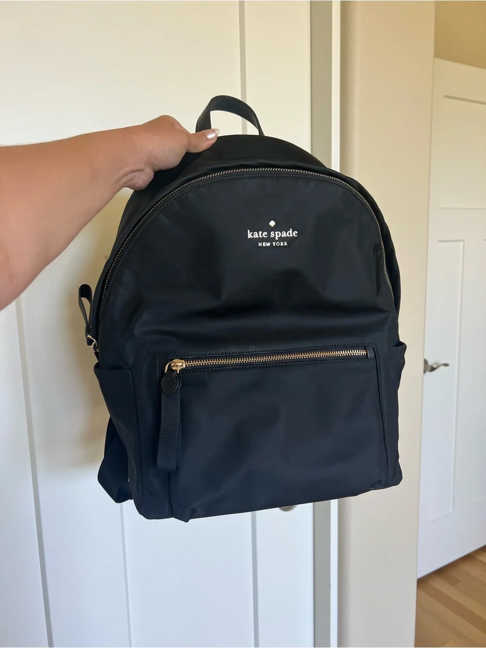 Kate Spade Large Black Nylon Backpack *New Condition*